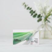 Frühlingszwiebel-Visitenkarte Visitenkarte (Stehend Vorderseite)