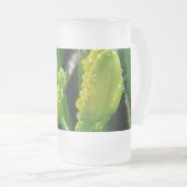 Frühlingszwiebeln Mattglas Bierglas (VorderseiteRechts)