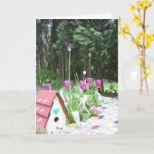 Frühlingtulips Karte (Gelbe Blume)