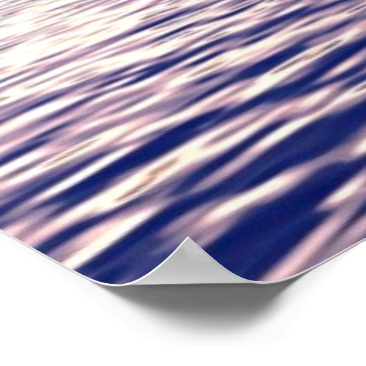 Frühmorgendliche Delphine Poster (Ecke)