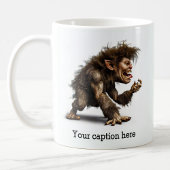 Frühmorgendliche innere Bestie entfesselt Kaffeetasse