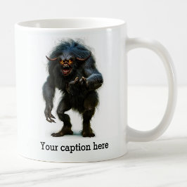 Frühmorgendliche innere Bestie entfesselt Kaffeetasse