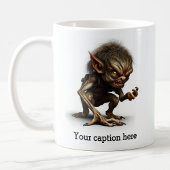 Frühmorgendliche innere Bestie entfesselt Kaffeetasse