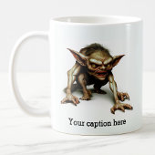 Frühmorgendliche innere Bestie entfesselt Kaffeetasse