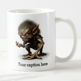 Frühmorgendliche innere Bestie entfesselt Kaffeetasse