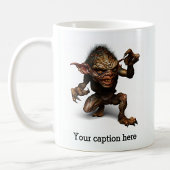 Frühmorgendliche innere Bestie entfesselt Kaffeetasse