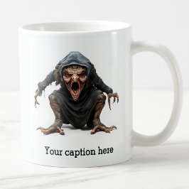 Frühmorgendliche innere Bestie entfesselt Kaffeetasse