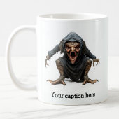 Frühmorgendliche innere Bestie entfesselt Kaffeetasse