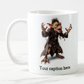 Frühmorgendliche innere Bestie entfesselt Kaffeetasse