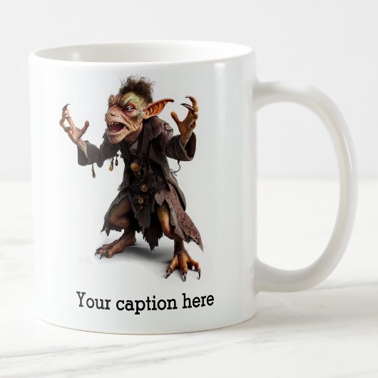 Frühmorgendliche innere Bestie entfesselt Kaffeetasse