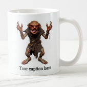 Frühmorgendliche innere Bestie entfesselt Kaffeetasse