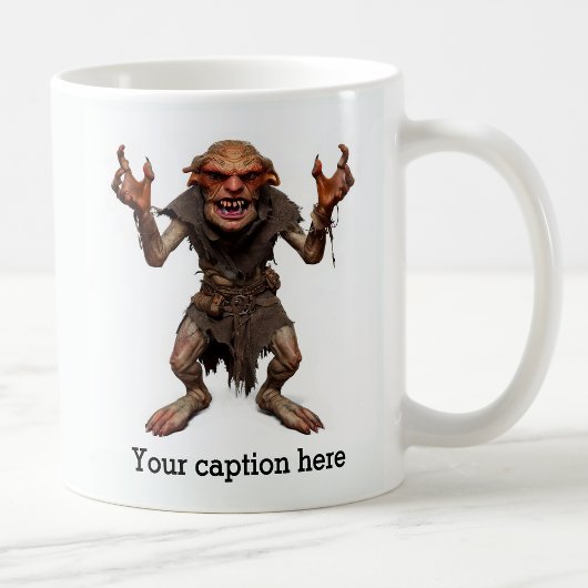 Frühmorgendliche innere Bestie entfesselt Kaffeetasse