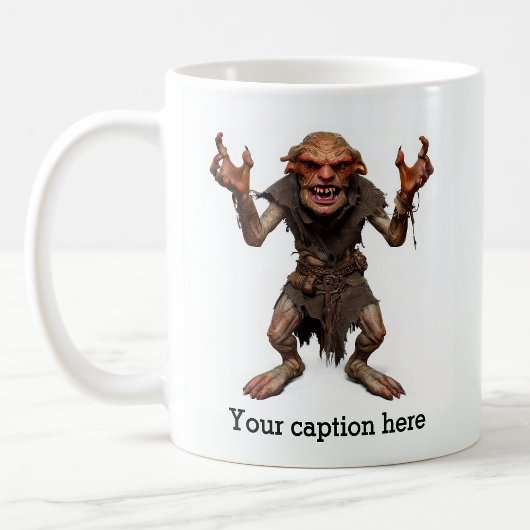 Frühmorgendliche innere Bestie entfesselt Kaffeetasse