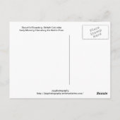 Frühmorgendliche Wanderung Postkarte (Rückseite)