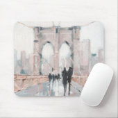 Frühmorgendlicher Spaziergang - New York Mousepad (Mit Mouse)