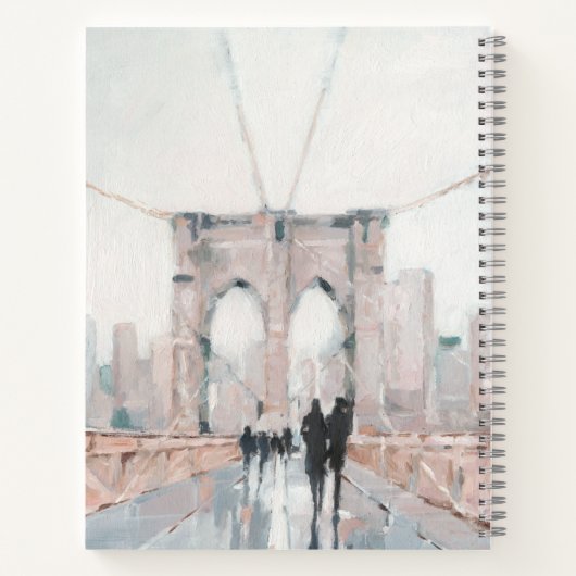 Frühmorgendlicher Spaziergang - New York Notizblock (Rückseite)