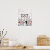 Frühmorgendlicher Spaziergang - New York Poster (Küche)
