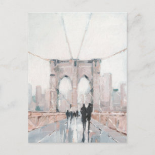 Frühmorgendlicher Spaziergang - New York Postkarte