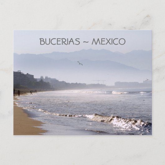 Frühmorgens Bucerias Beach Mexiko Postkarte (Vorderseite)