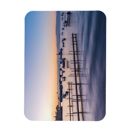 frühmorgens landschaftlicher See in chapala mexico Magnet (Vertikal)