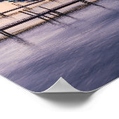 frühmorgens landschaftlicher See in chapala mexico Poster (Ecke)