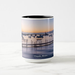 frühmorgens landschaftlicher See in chapala mexico Tasse
