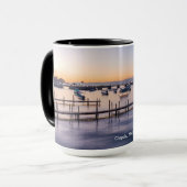 frühmorgens landschaftlicher See in chapala mexico Tasse (Vorderseite Links)