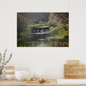 Frühmorgenschwimmen Poster (Küche)