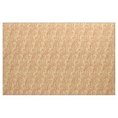 Frührenaissance-Blumen - Rot auf Gelb Stoff (Yard (91,4 cm))