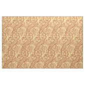 Frührenaissance-Blumen - Rot auf Gelb Stoff (Fat Quarter (45,7 x 55,9 cm))