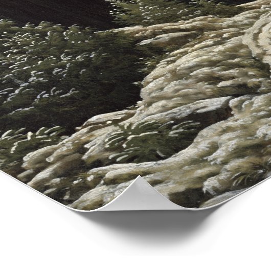 Frühschnee, c.1828 poster (Ecke)