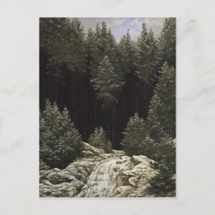 Frühschnee, c.1828 postkarte