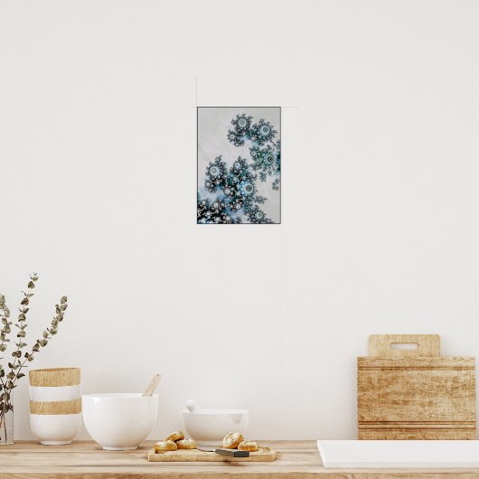 Frühschnee Poster (Küche)