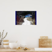 Frühschnee Poster (Küche)