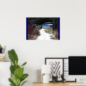 Frühschnee Poster (Heimbüro)