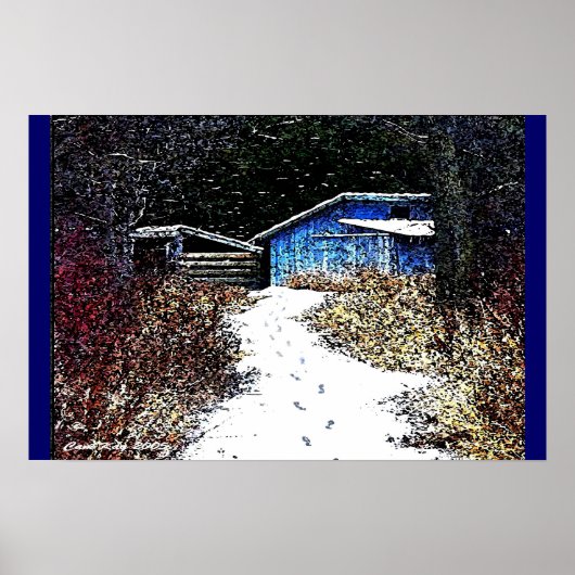 Frühschnee Poster (Vorne)