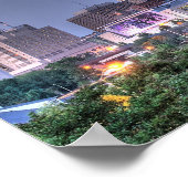 Frühsommer Abend - Raleigh, North Carolina Poster (Ecke)