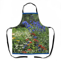 Frühsommer Blauer Delphinium-Garten