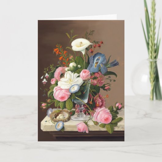 Frühsommerliche Blume , Severin Roesen Karte (Vorderseite)