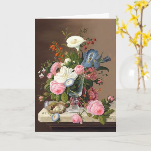 Frühsommerliche Blume , Severin Roesen Karte (Gelbe Blume)