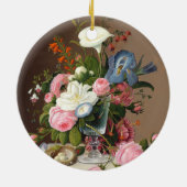 Frühsommerliche Blume , Severin Roesen Keramik Ornament (Hinten)