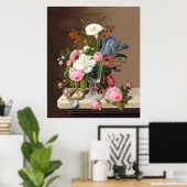 Frühsommerliche Blume , Severin Roesen Poster (Heimbüro)