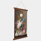 Frühsommerliche Blume , Severin Roesen Wandteppich Mit Holzrahmen (Gewinkelt)