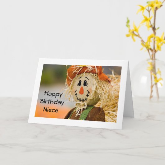 FRÜHSTAG ***NIECE*** KARTE (Gelbe Blume)