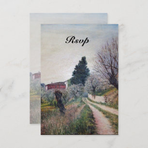 FRÜHSTE FRÜHSTÜCK IN DER TUSKANISCHEN LANSCAPE uAw Einladung