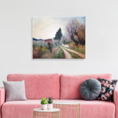 FRÜHSTE FRÜHSTÜCK IN VERNALESIEN / Toskana Landsch Leinwanddruck (Insitu (Wohnzimmer))