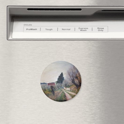 FRÜHSTE FRÜHSTÜCK IN VERNALESIEN / Toskana Landsch Magnet (In Situ (Geschirrspüler))