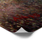 FRÜHSTE FRÜHSTÜCK IN VERNALESIEN / Toskana Landsch Poster (Ecke)