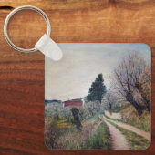 FRÜHSTE FRÜHSTÜCK IN VERNALESIEN / Toskana Landsch Schlüsselanhänger (Vorderseite)