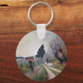 FRÜHSTE FRÜHSTÜCK IN VERNALESIEN / Toskana Landsch Schlüsselanhänger (Vorderseite)